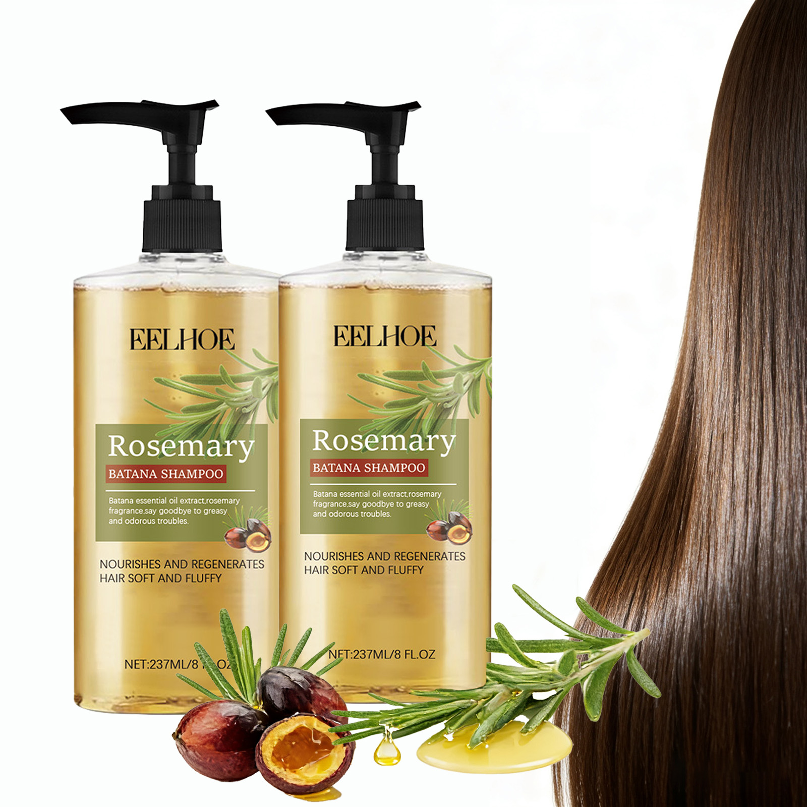 Hair Care Basic - Шампунь с эфирным маслом розмарина Batana,