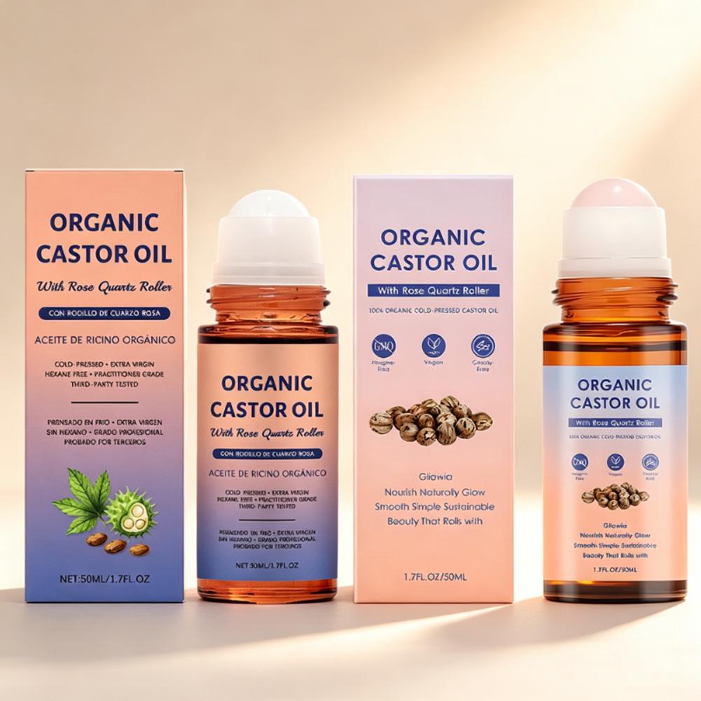 Hair Care Organic - Органическое касторовое масло с роликом из