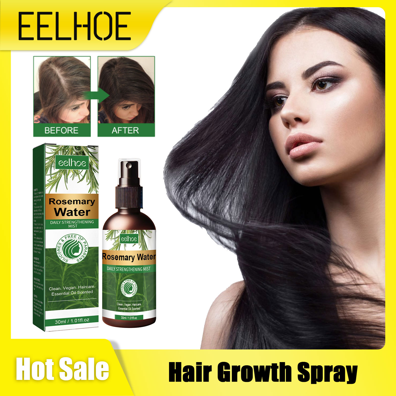 Hair Care Natur - Спрей с розмарином для волос, питательный