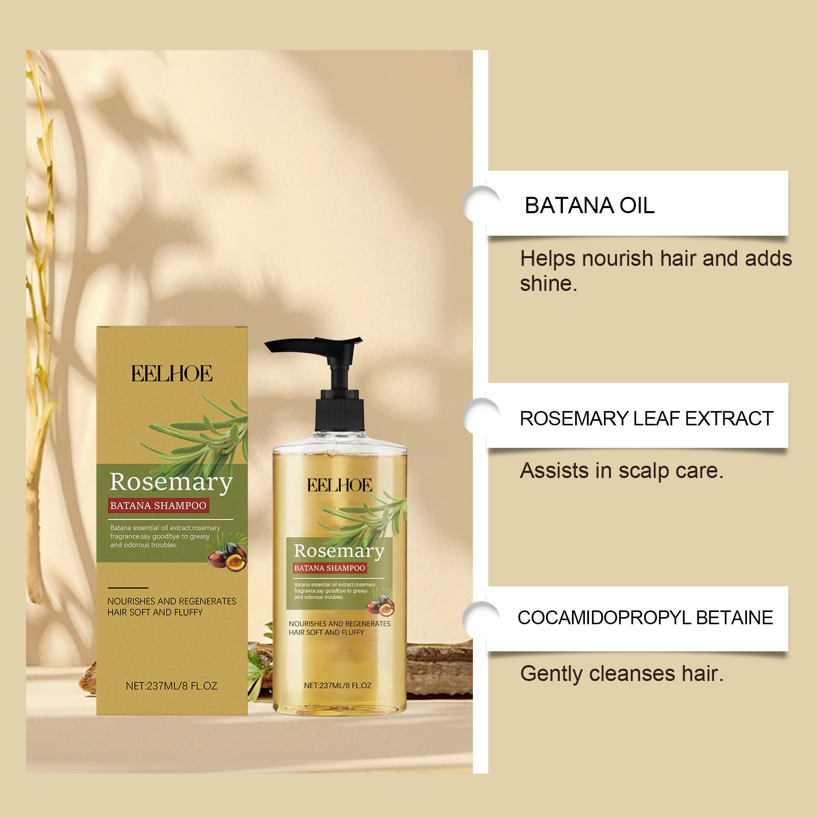 Шампунь с эфирным маслом розма – обзор и цена Hair Care Basic