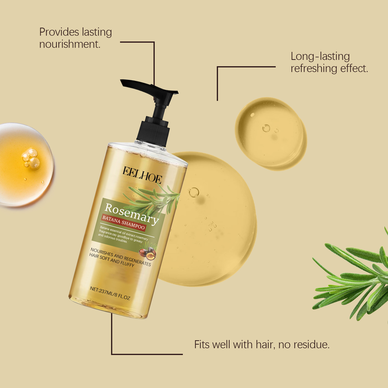 Шампунь с эфирным маслом розма – обзор и цена Hair Care Basic
