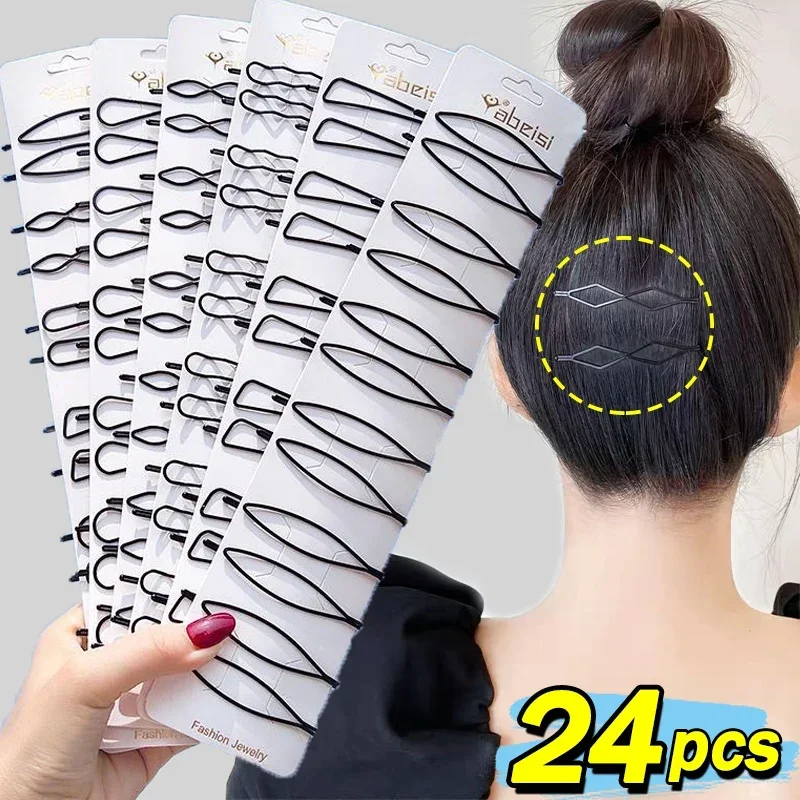 3/24 шт., черные простые закол – обзор и цена Bobby Pin Bulk
